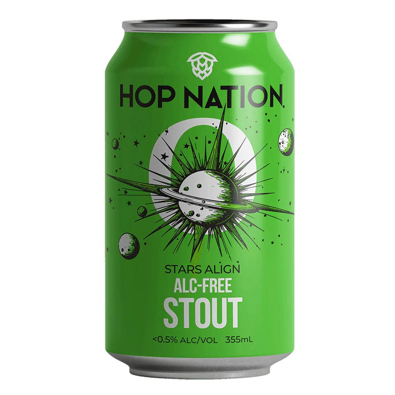 Hop Nation Stars Align Non-Alc Stout Sans Drinks Bundle Hop Nation Brewing Co