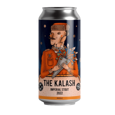 Hop Nation The Kalash 2022 Bourbon Barrel-Aged Imperial Stout 440ml Can Craft Beer Hop Nation Brewing Co