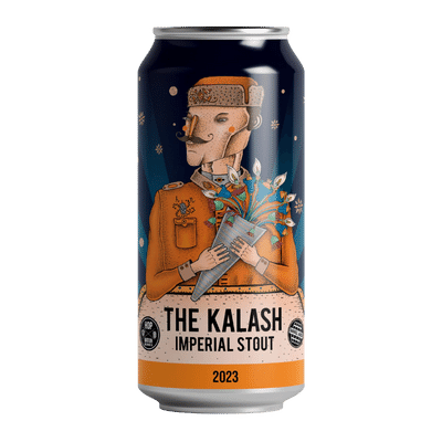 Hop Nation The Kalash 2023 Bourbon Barrel Aged Imperial Stout 440ml Can Craft Beer Hop Nation Brewing Co
