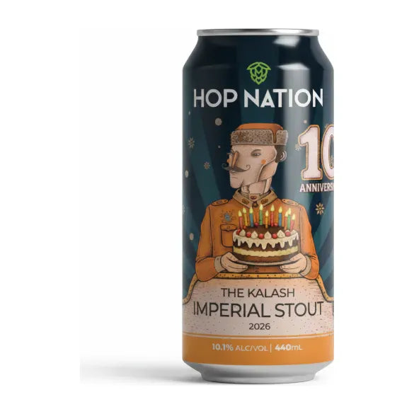 Hop Nation The Kalash BA Imperial Stout 2026 440ml Can Craft Beer Hop Nation