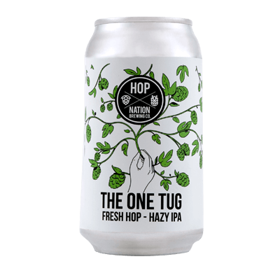 Hop Nation The One Tug 2020 Fresh Hop Hazy IPA Single Craft Beer Hop Nation Brewing Co
