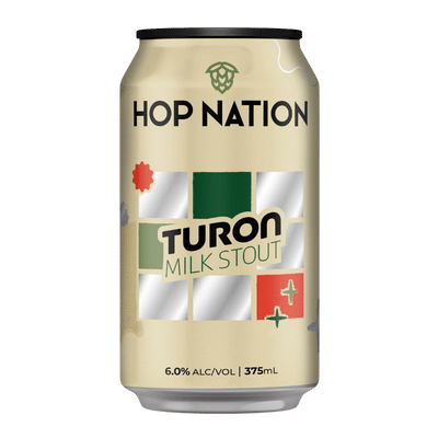 Hop Nation Turon Milk Stout 375ml Can Craft Beer Hop Nation Brewing Co