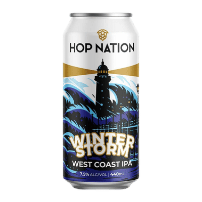 Hop Nation Winter Storm WCIPA 440ml Can Craft Beer Hop Nation Brewing Co