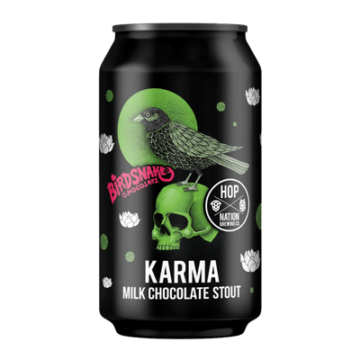 Hop Nation x Birdsnake Karma Milk Chocolate Stout 375ml Can Craft Beer Hop Nation Brewing Co