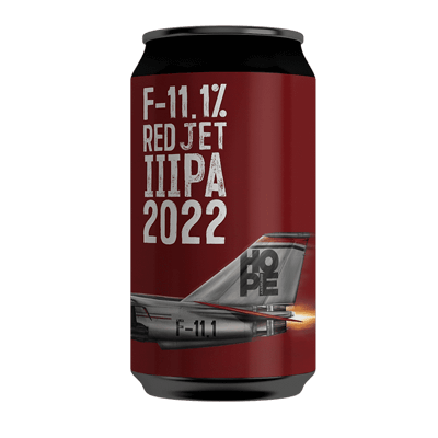 Hope 2022 F-11.1% Jet Red IIIPA 375ml Can Hope Brewery