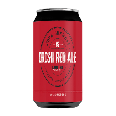 Hope Estate Irish Red Ale 375ml Can Craft Beer Hope Brewery