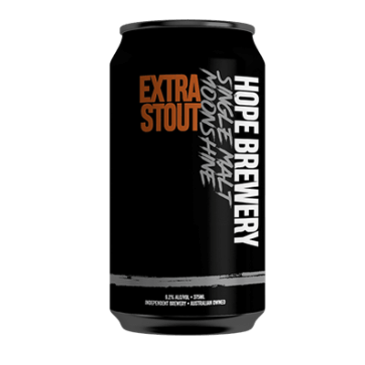 Hope Estate Single Malt Moonshine Extra Stout 375ml Can Craft Beer Hope Brewery