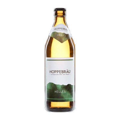 Hoppebrau Helles Lager 500ml Bottle Craft Beer Hoppebrau Brewery