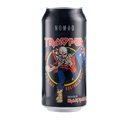 Iron Maiden Trooper XPA Craft Beer Nomad Brewing Co.