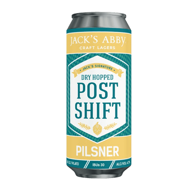 Jack's Abby Post Shift Pilser Craft Beer Jacks Abby