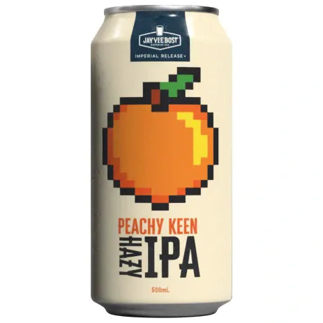 Jervis Bay Peachy Keen Hazy IPA 500ml Can Craft Beer Jervis Bay