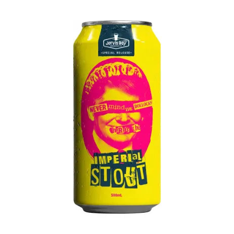 Jervis Never Mind the Bullocks Imperial Stout 500ml Can Craft Beer Jervis Bay