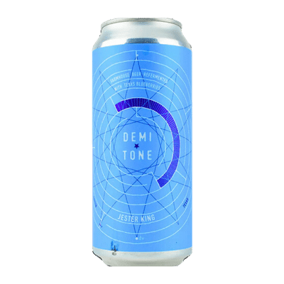 Jester King Demi Tone Texan Blueberry Farmhouse Ale 473ml Can Craft Beer Jester King Brewery