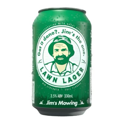 Buy Jim's Lawn Lager 330ml Can in Australia Beer Cartel