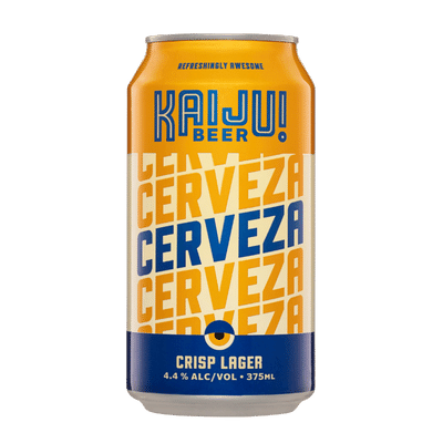 Kaiju! Cerveza Crisp Lager 375ml Can Craft Beer Kaiju! Beer