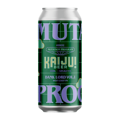 Kaiju Mutation Program #00012 Dank Lord Vol.1 West Coast IPA 440ml Can Craft Beer Kaiju! Beer