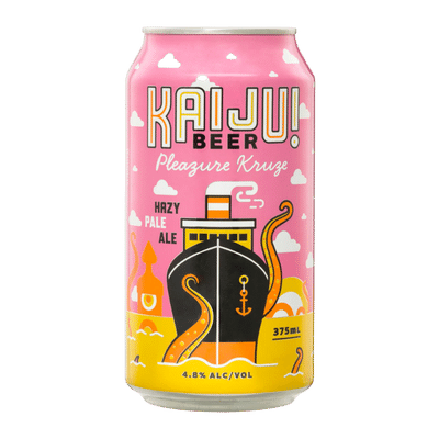 Kaiju! Pleazure Kruze Hazy Pale 375ml Can Craft Beer Kaiju! Beer