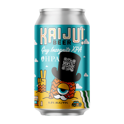 Kaiju x HPA Guy Incognito XPA 375ml Can Craft Beer Kaiju! Beer