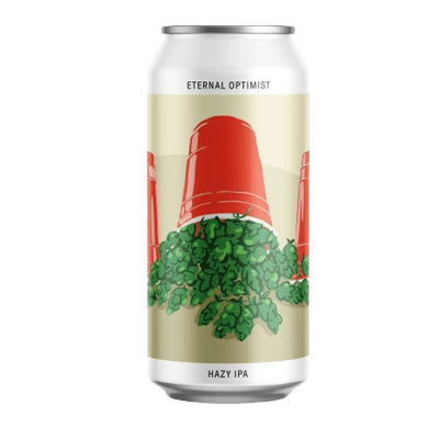 Kicks Eternal Optimist Hazy IPA 440ml Can Craft Beer Kicks Brewing