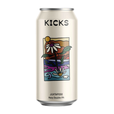Kicks Juxtapose Hazy IIPA 440ml Can Kicks Brewing