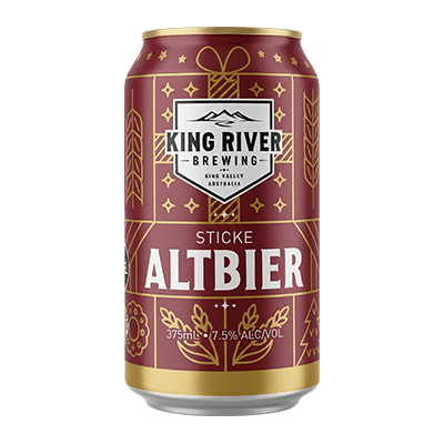 King River Stickie Altbier 375ml Can Craft Beer King River Brewing