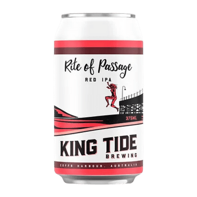 King Tide Rite Of Passage Red IPA 375ml Can Craft Beer King Tide Brewing