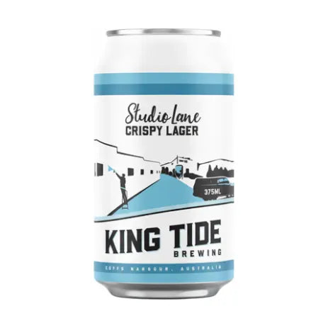 King Tide Studio Lane Crispy Lager 375ml Can Craft Beer King Tide Brewing