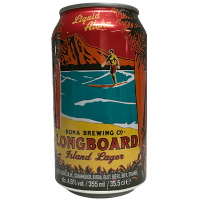 Kona Longboard Island Lager 355ml Can Kona Brewing Company