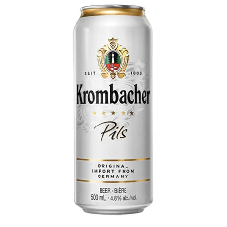 Krombacher Pils 500ml Can Single Craft Beer Krombacher