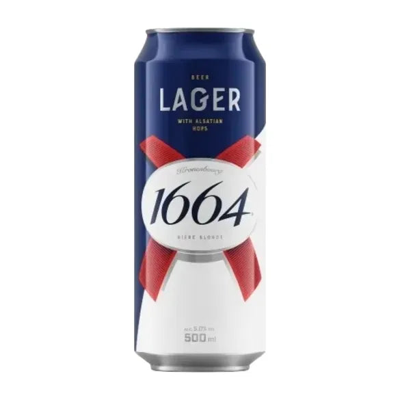 Kronenbourg 1664 French Lager 500ml Can Craft Beer Brasseries Kronenbourg