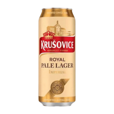 Krusovice Royal Czech Pale Lager 500ml Can Craft Beer Krusovice