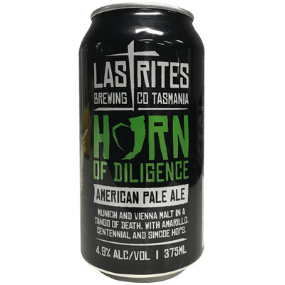 Last Rites Horn of Diligence American Pale Ale Last Rites Brewing Company