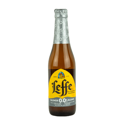 Leffe Blonde 0.0 Alcohol Free Blonde 330ml Bottle Single Leffe