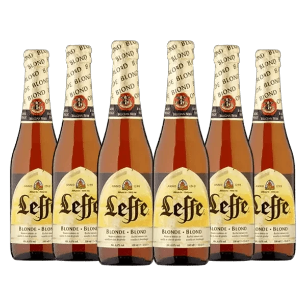 Leffe Blonde 330ml Bottle 6 Pack Craft Beer Leffe