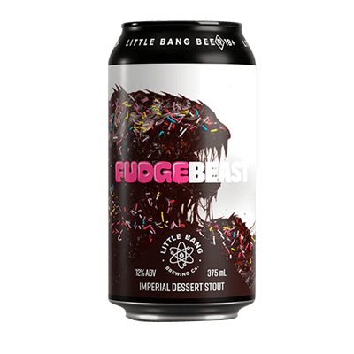 Little Bang Fudgebeast Fudge Brownie Imperial Stout 375ml Can Craft Beer Little Bang Brewing Co