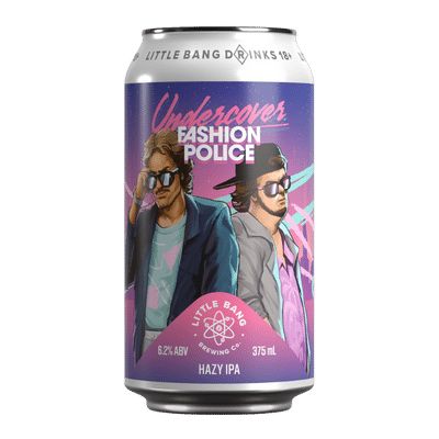 Little Bang Undercover Fashion Police Hazy IPA Craft Beer Little Bang Brewing Co