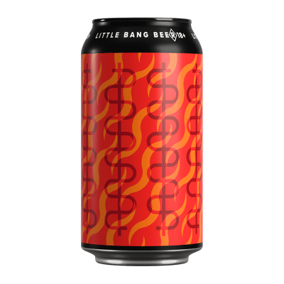 Little Bang Voodoo Magic Red Rye IPA 375ml Can Craft Beer Little Bang Brewing Co
