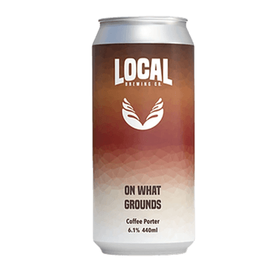Local Brewing Co On What Grounds Coffee Porter 440ml Can Craft Beer Local Brewing Co