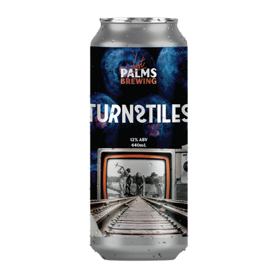 Lost Palms Turnstiles Quad Blueberry Pancakes Sour Ale 440ml Can Craft Beer Lost Palms Brewing Co