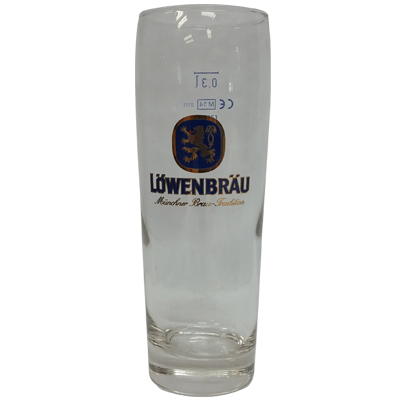 Lowenbrau Glass Stange Glassware Lowenbrau