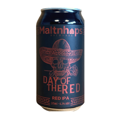 Maltnhops Day of the Red IPA 375ml Can Craft Beer Maltnhops