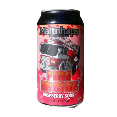 Maltnhops Fire Engine Raspberry Sour 375ml Can Craft Beer Maltnhops