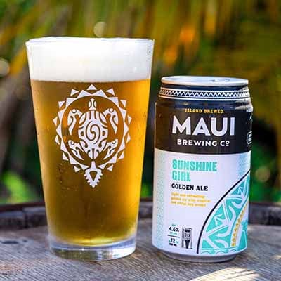 Maui Sunshine Girl Golden Ale 355ml Can Craft Beer Maui Brewing Company