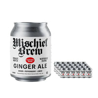 Mischief Brew Ginger Ale Pack of 24 Sans Drinks Bundle Mischief Brew