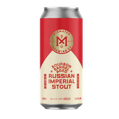 Mismatch Bourbon Barrel Aged Russian Imperial Stout 500ml Can Craft Beer Mismatch Brewing Company
