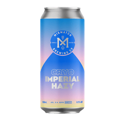 Mismatch Cryo Pop Imperial Hazy IPA 500ml Can Craft Beer Mismatch Brewing Company