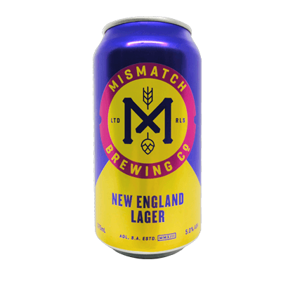 Mismatch New England Lager Craft Beer Mismatch Brewing Company