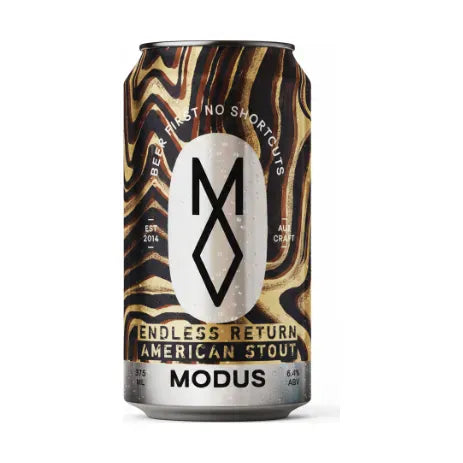Modus Endless Return American Stout 375ml Can Craft Beer Modus Brewing