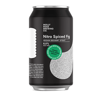 Molly Rose Nitro Spiced Fig Dessert Stout 375ml Can Craft Beer Molly Rose Brewing