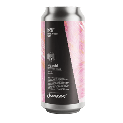 Molly Rose Peach Sour Ale 500ml Can Craft Beer Molly Rose Brewing